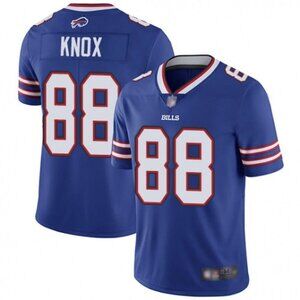 Mens Kids Youths Dawson Knox Blue Stitched Jersey